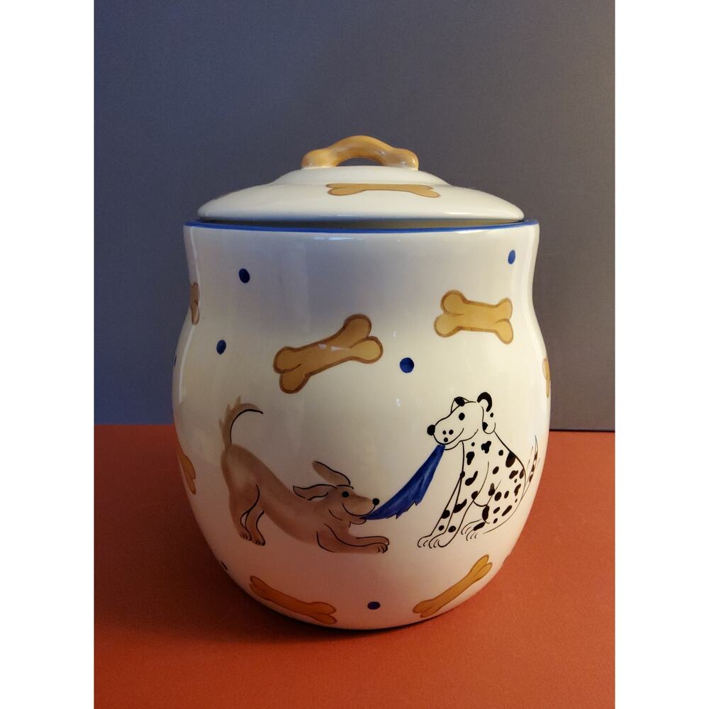 Ceramic Dog Treat Jar
